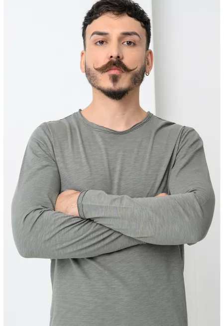 Блуза Benne с овално деколте