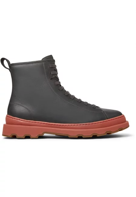 Боти Brutus+ от набук - Сив