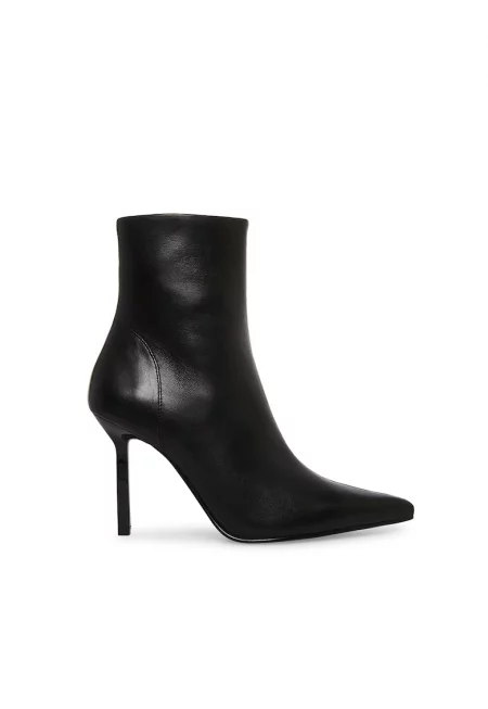 Боти от еко кожа Iyanna с ток стилето - Черен