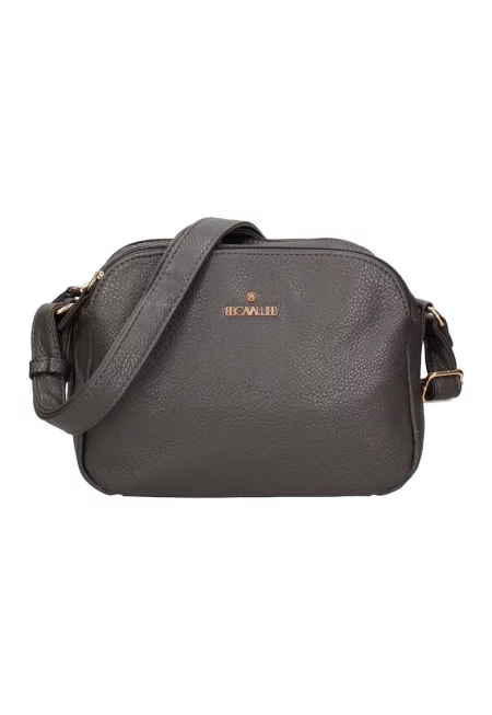 Чанта през рамо от еко кожа - Сив