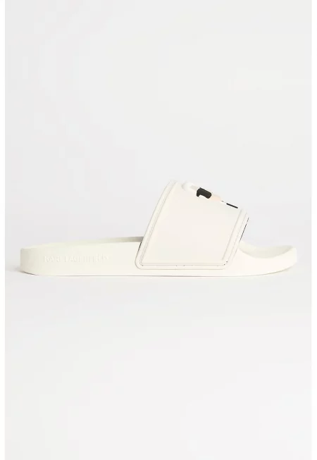 Чехли с лого - Мръснобял