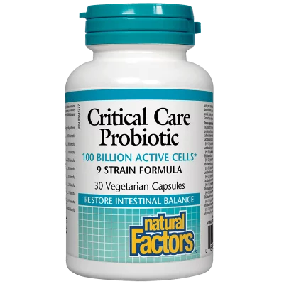 Пробиотици Critical Care Probiotic 9 щама, 100 млрд. активни пробиотици х 30 капсули