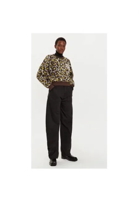 Дамска блуза -  304543869 - Памук/Полиестер - Кафява - Кафяв