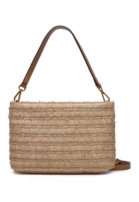 Дамска чанта  BS 10915 FROU - Текстил - Кафяв