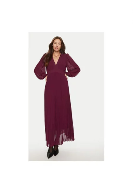 Дамска рокля -  304912856 - Полиестер - Лилава - Виолетов