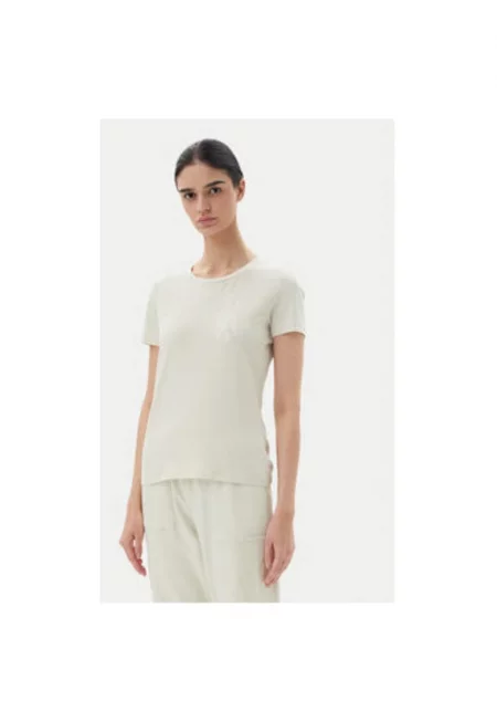 Дамска тениска  Emporio Armani - 7W000133 AF10373 - Памук - Бежов - Бежов