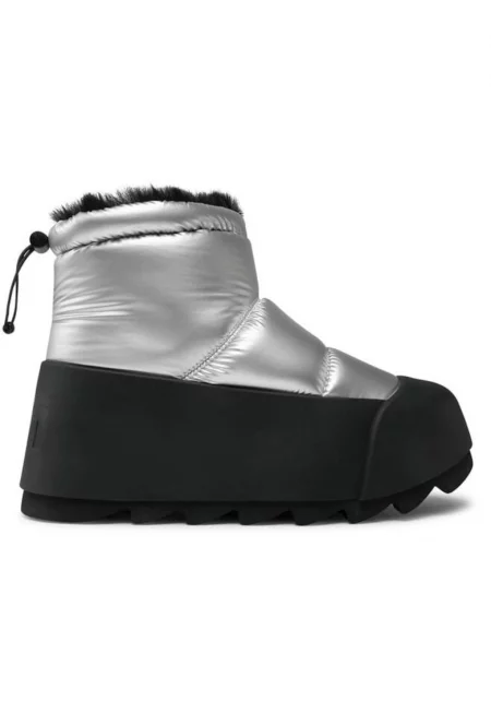 Дамски ботуши  303086916 - Текстил - Сребърен - Сребрист