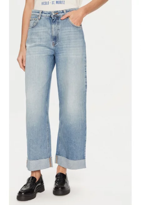 Дамски дънки -  304899638 - Памук - Син - Син