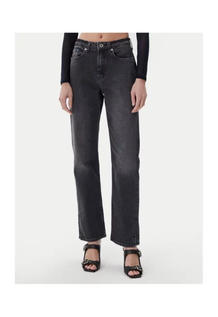 Дамски дънки - Дънки Karl Lagerfeld - 304581656 - Памук/Памук - Сив - Сив