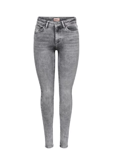 Дамски дънки - САМО - 302621767 - Памук - Сив