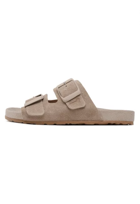 Дамски джапанки - TRAVELER NORDIC SANDALS W 1.9 -  Естествена кожа - Кафяв