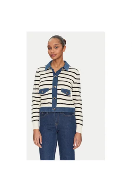 Дамски кардиган -  305253224 - Памук - Бежов