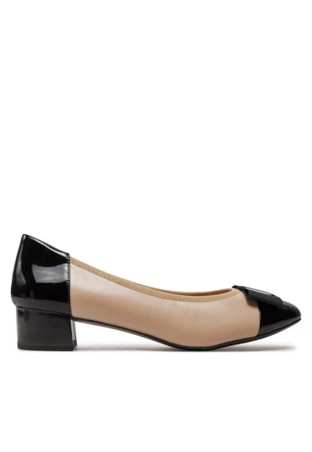 Дамски маратонки  303662219 - Естествена кожа - Бежови