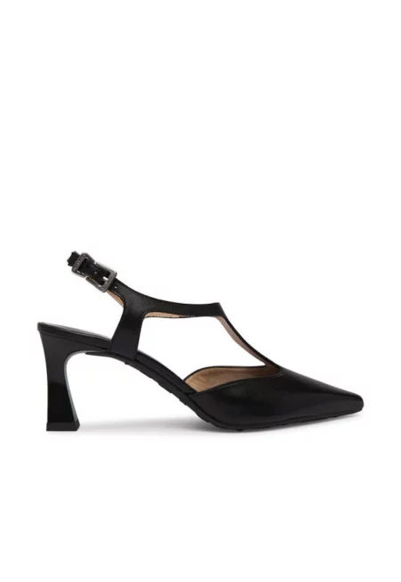 Дамски обувки -  естествена кожа - класически - черен