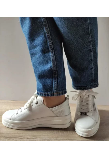 Дамски спортни обувки  D1C08-80 Бели - Бял - Бял