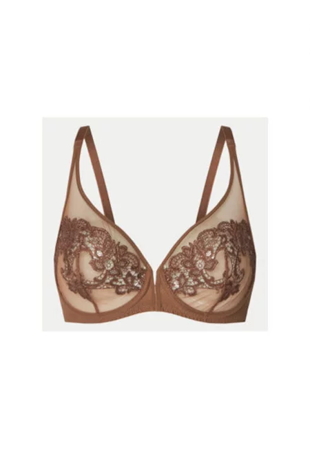 Дамски сутиен -  305121028 - Полиамид/Полиестер/Еластан - Кафяв