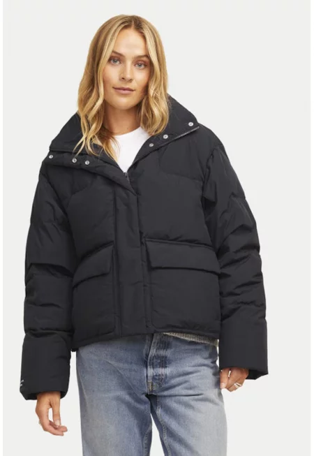 Дамско яке -  304511523 - Найлон - - Черен