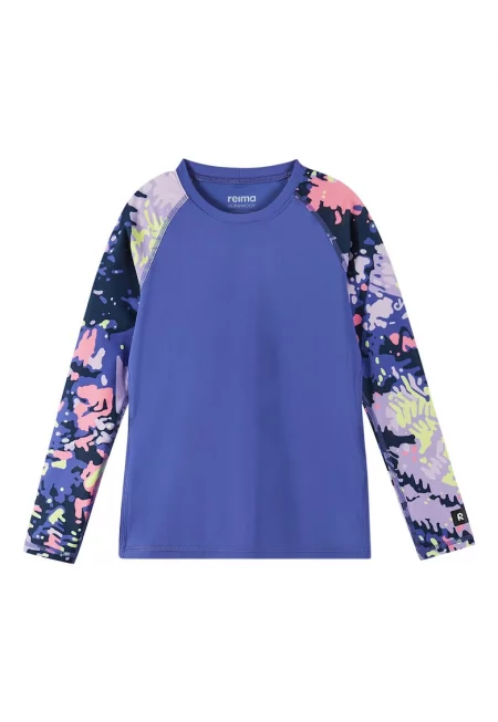 Детска блуза -  полиестер-еластан - синя