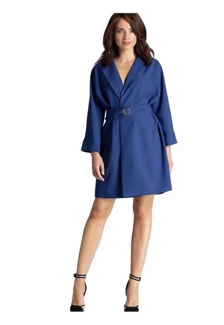 Дневна рокля 5902194373173 - Ленитиф - Полиестер - Синя - SM