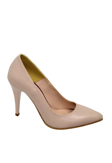 Елегантни дамски обувки  4597 Beige Pearl - бежови - Hюд цвят