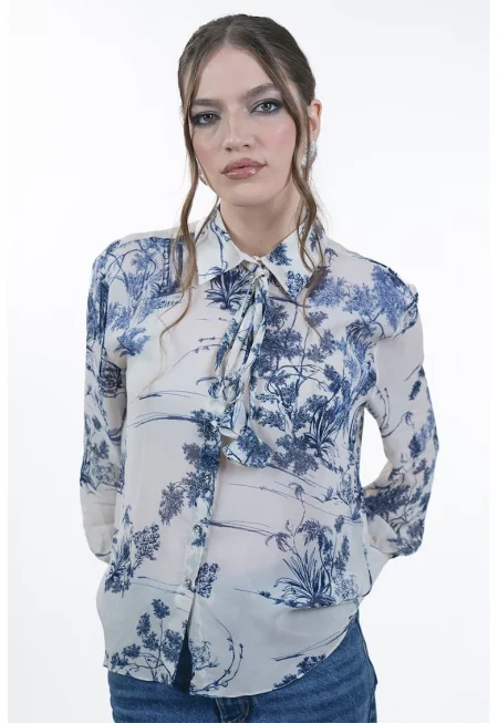 Флорална ефирна риза