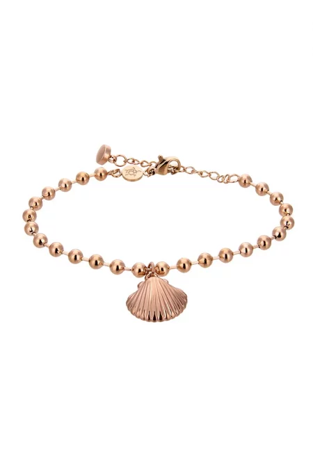 Гривна от мъниста с висулка с форма на мида