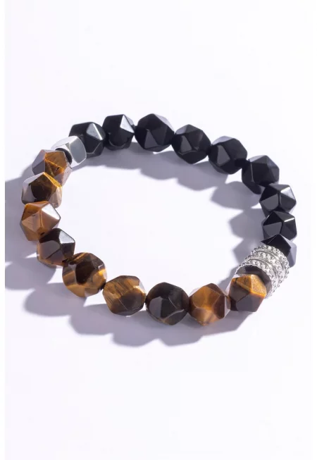 Гривна с мъниста от тигрово око