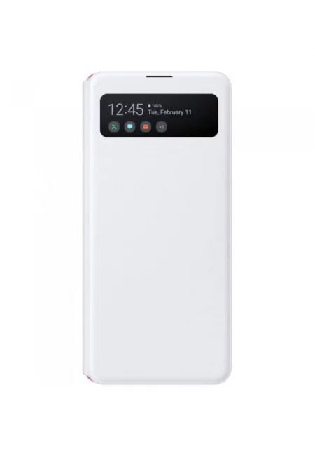 Калъф  S View Wallet Cover за Galaxy A41 (2020) - White