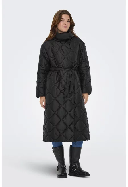 Капитонирано палто с връзка