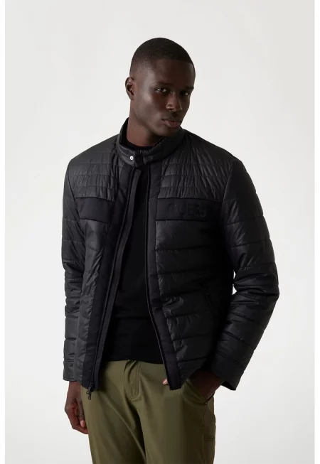 Капитонирано яке с цип и лого