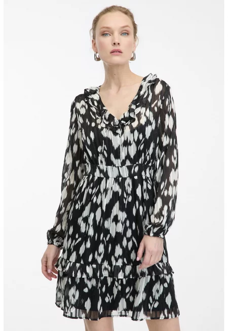 Къса рокля с принт