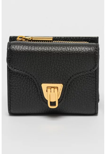 Кожен портфейл Beat Soft - Златист/Черен