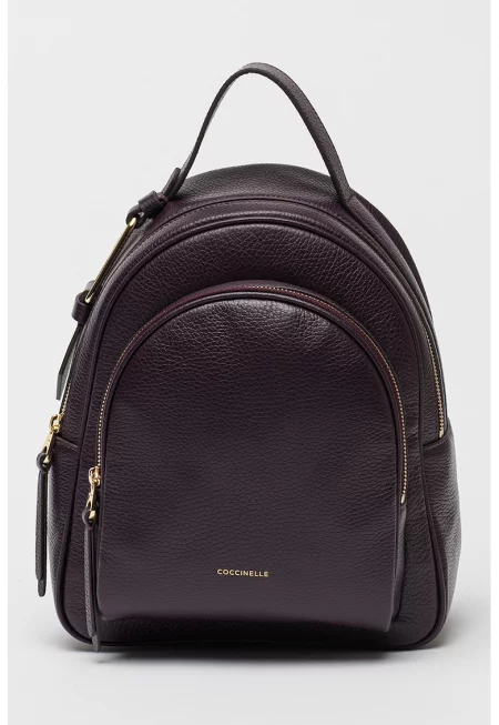 Кожена раница Malory - Виолетов