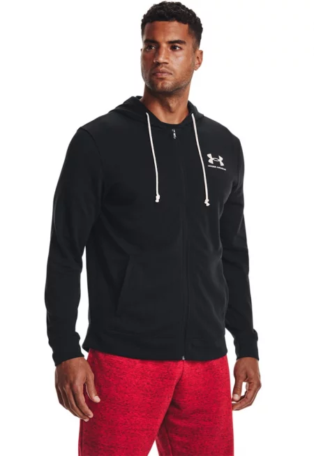 Мъхесто спортно худи Rival с цип