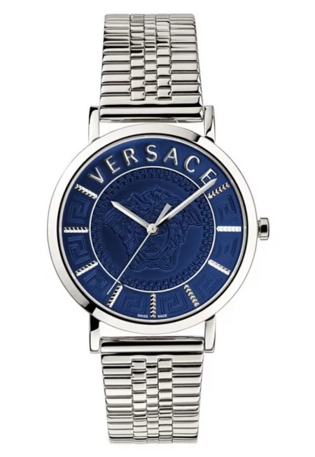 Мъжки часовник  V-Essential - неръждаема стомана - 40мм - водоустойчив 5 ATM - сребрист