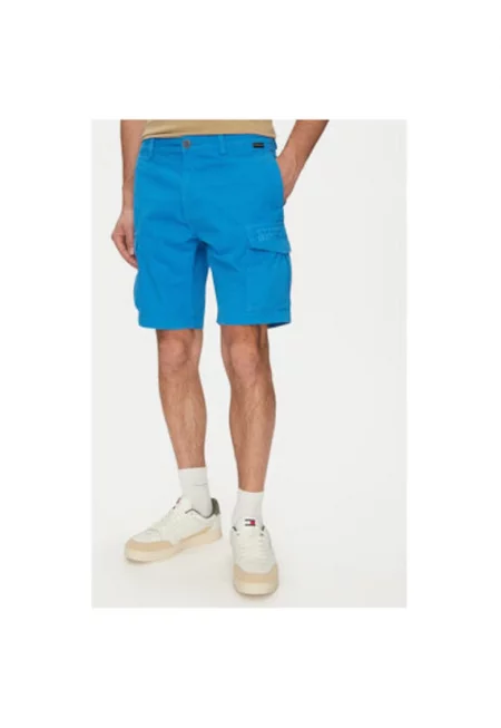 Мъжки къси панталони  NP0A4HOTB2W1 - памук - син