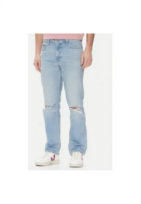 Мъжки панталон  112363966 - памук - син