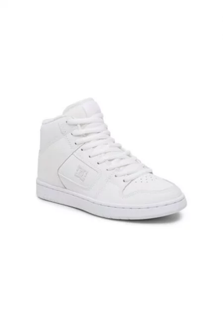 Мъжки спортни обувки  ADYS100743-HHB - Естествена кожа - Бял