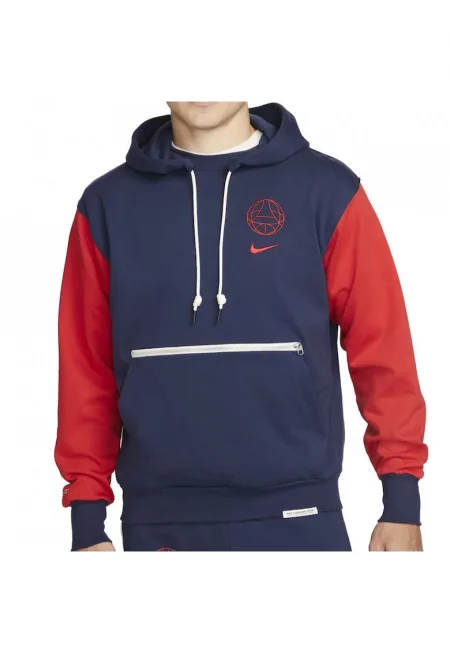 Мъжки суичър  PSG 23/24 - Червен/Тъмносин