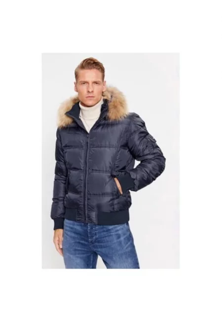 Мъжко яке -  303225575 - Полиестер - XL INTL - Син