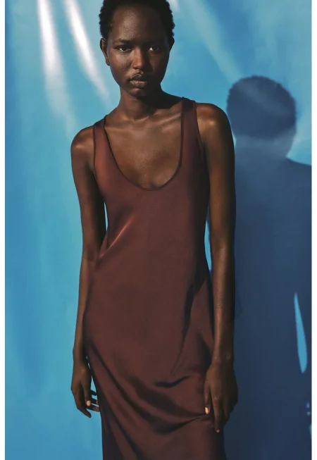 Миди рокля без шарка