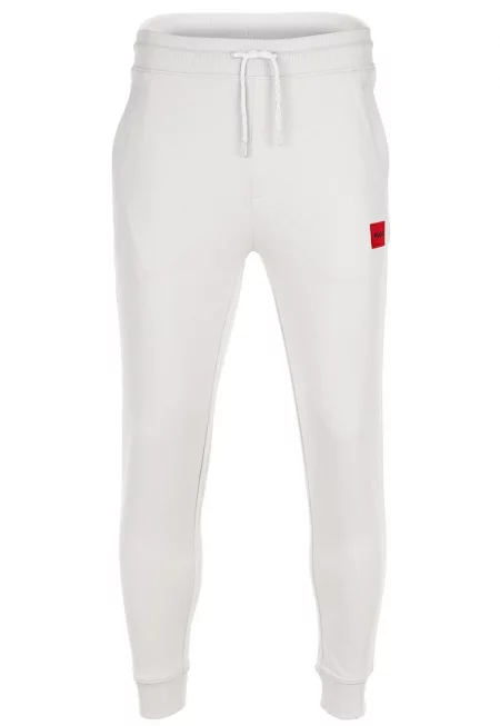 Памучен спортен панталон Doak 212 - Бял