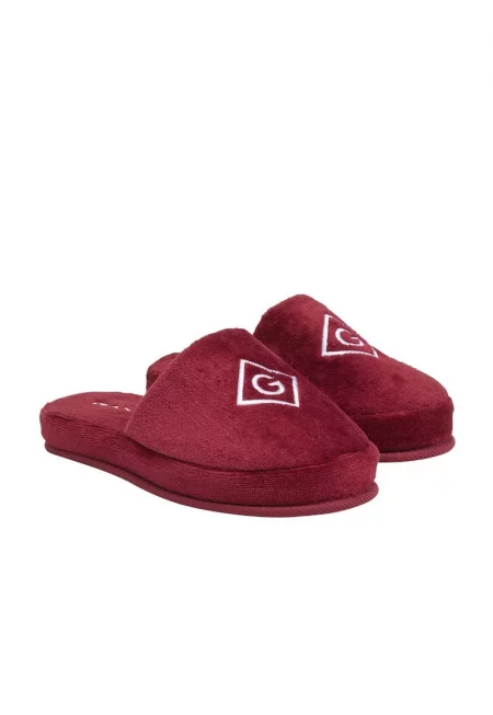 Памучни домашни пантофи Icon G - Бордо