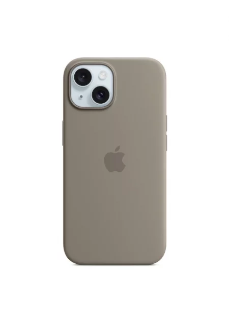 Предпазен калъф  Silicone Case with MagSafe за iPhone 15 - Clay
