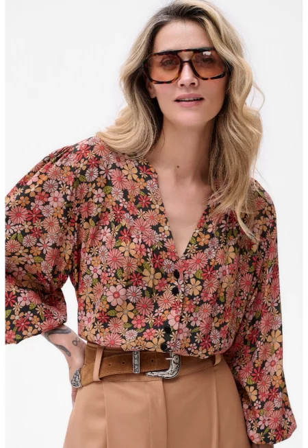 Риза с буфан ръкави Megi