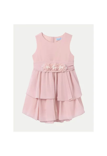 Рокля за момиче -  304034695 - Розова - Полиестер