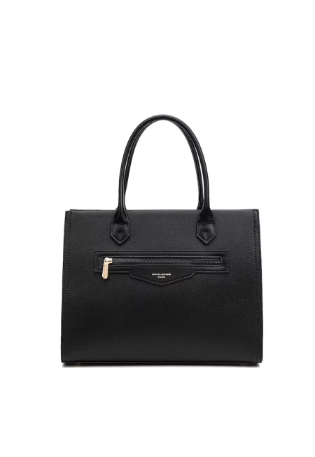 Шопинг чанта Erisma от еко кожа - Черен