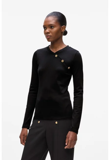 Слим блуза от органичен памук