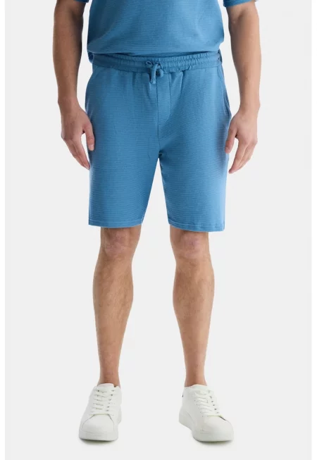 Спортни бермуди Negra - Светлосин