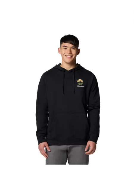 Суичър с качулка -  Columbia Trek Graphic Hoodie 201849 - Черен